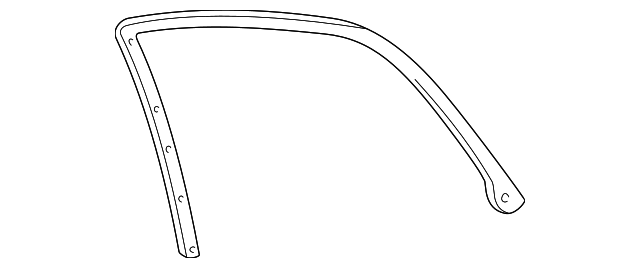 4F1Z5425324AA Деталь UPPER W'STRIP, RIGHT