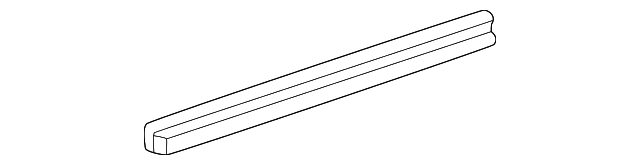 F6DZ5425324C Деталь LOWER W'STRIP, LEFT