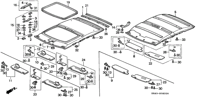 Clip, Roof Lining (8MM) *YR114L* (Smooth Beige) Clip, Roof Lining (8MM) *YR114L* (Smooth Beige)