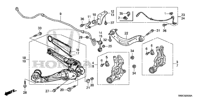 Knuckle, R Rear (Drum) Knuckle, R Rear (Drum)