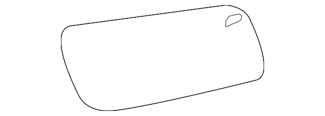 8A8Z-17K707-A Деталь MIRROR GLASS, RIGHT