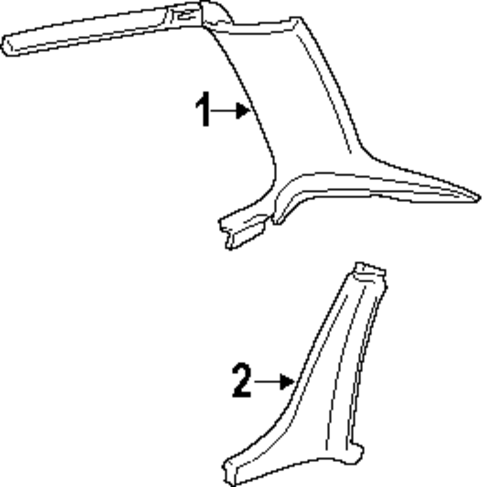 Grand Prix INTERIOR TRIM - QUARTER PANELS