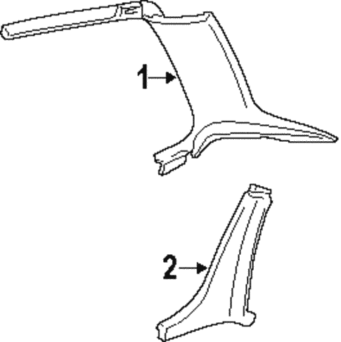 Interior Trim - Quarter Panels for 1991 Pontiac Grand Prix #0