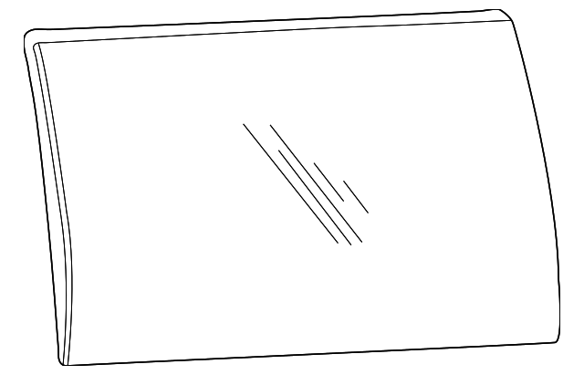 5F2Z-1725722-BA Деталь DOOR GLASS, RIGHT