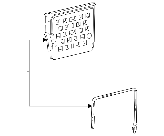 3F1Z74613A38AA Деталь SEAT BACK FRAME, RIGHT