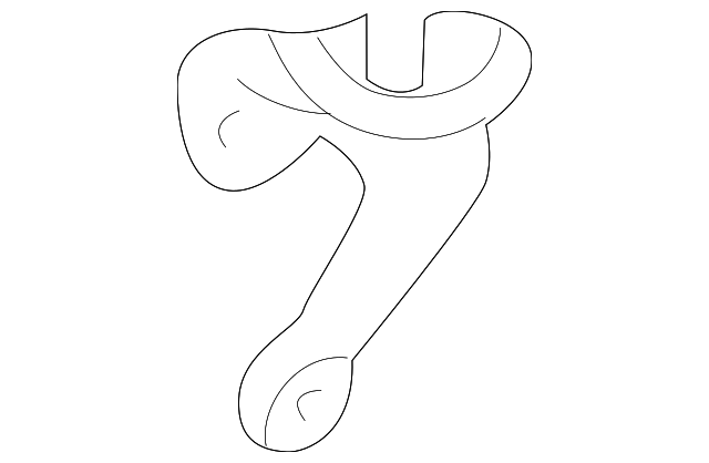 F6DZ74613E68AA Деталь RELEASE LEVER BRACKET, RIGHT