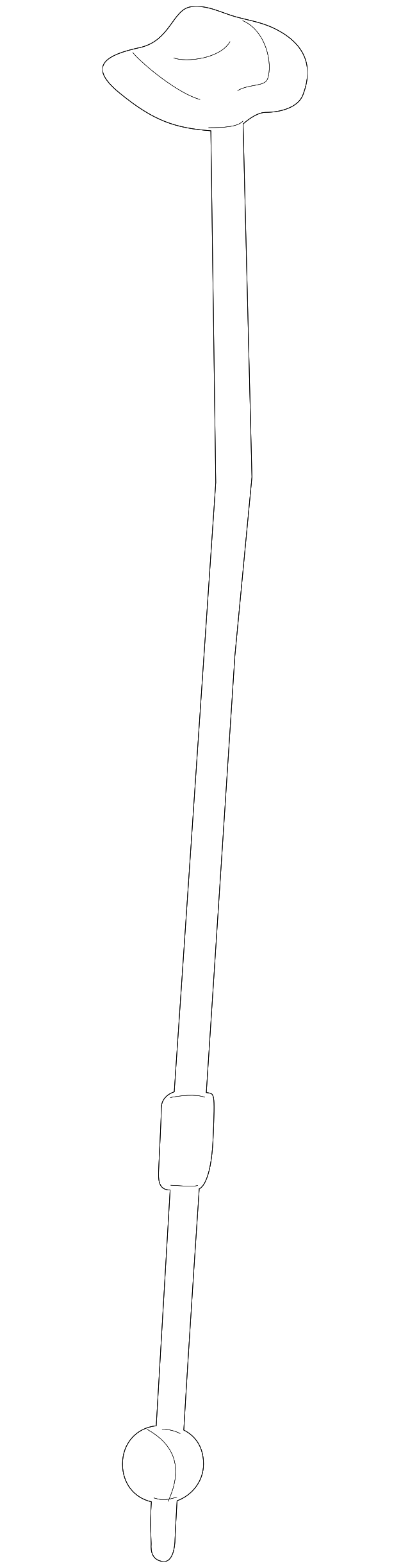 YF1Z74624A94BAB Деталь RELEASE LEVER, RIGHT
