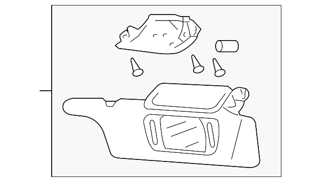 AR3Z-7604104-AA Деталь SUNVISOR, RIGHT