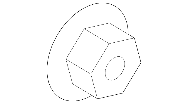 999-076-094-01 HINGE NUT, LEFT