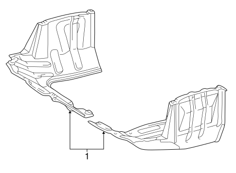 COOLING SYSTEM/SPLASH SHIELDS for 1997 Toyota RAV4 #1