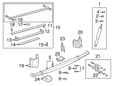 REAR SUSPENSION/REAR SUSPENSION for 2001 Toyota Tundra #1