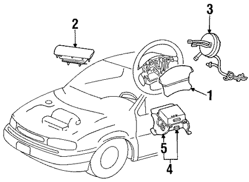 Villager AIR BAG COMPONENTS