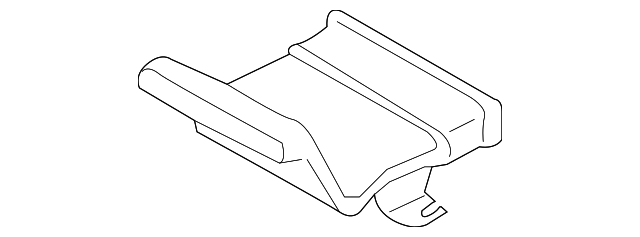 JER000031 Деталь REAR DUCT, LEFT