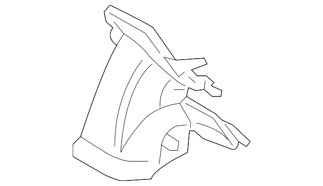 JBB500260 Деталь DEFROSTER DUCT, RIGHT