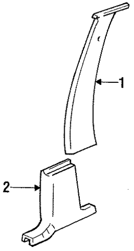 Imperial INTERIOR TRIM - PILLARS
