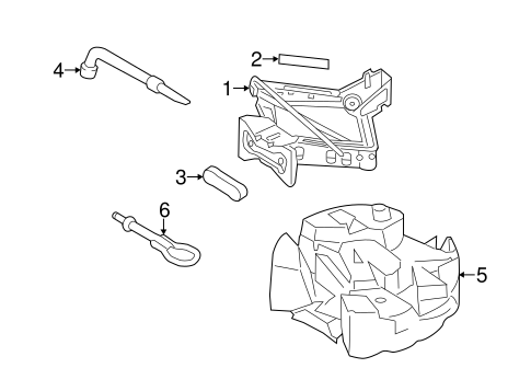 Body/Jack & Components for 2013 Ford Escape #1