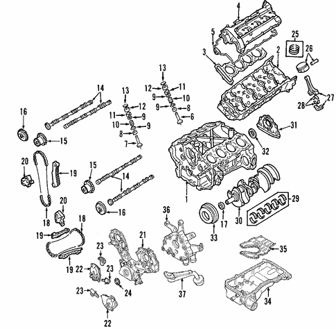 Engine for 2013 Infiniti M56 #3
