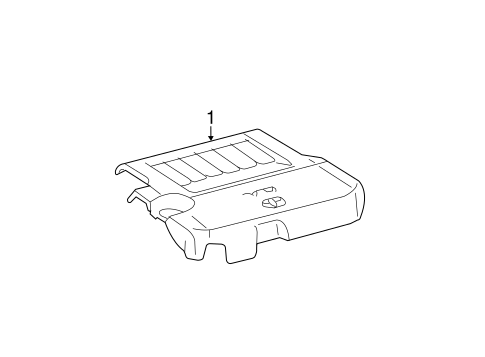 ENGINE/ENGINE APPEARANCE COVER for 2007 Toyota Camry #1