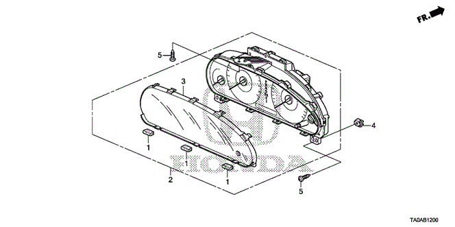 Electrical/Exhaust/Heater/Fuel/Meter for 2012 Honda ACCORD SEDAN #1