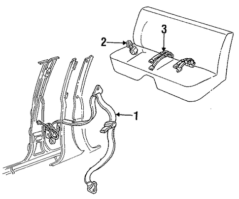 Fifth Avenue FRONT SEAT BELTS