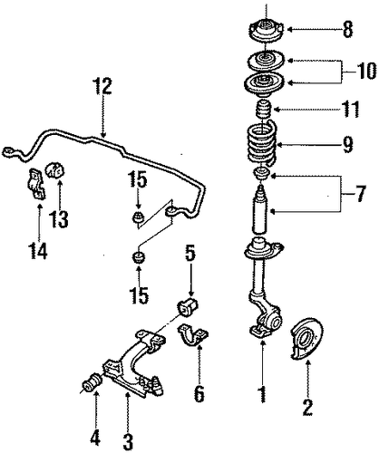 LeMans SUSPENSION COMPONENTS