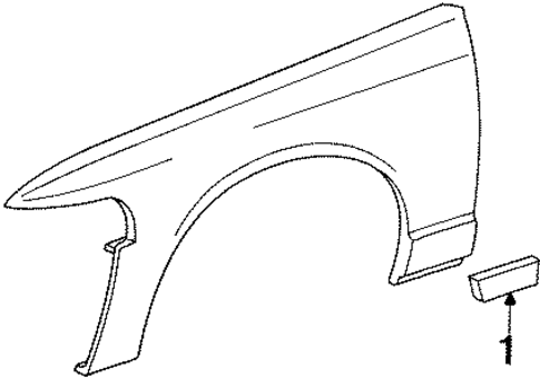 Grand Marquis EXTERIOR TRIM - FENDER