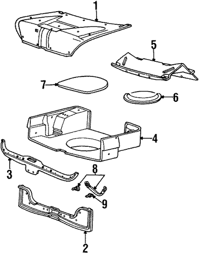 Continental INTERIOR TRIM - REAR BODY