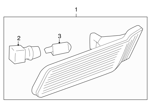 Side Marker Lamps for 2008 Porsche Boxster #0