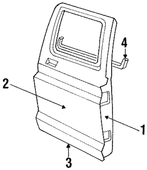 Body/Door & Components for 1997 Ford F-350 #2