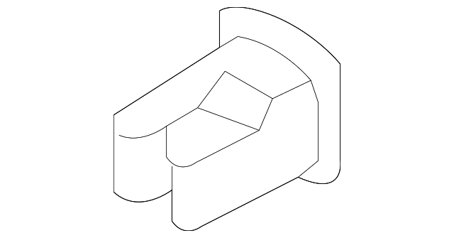 LR076935 Деталь BRACKET RETAINER NUT
