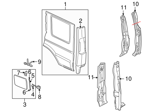 Discovery QUARTER PANEL & COMPONENTS