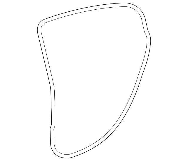 C2Z13663 Деталь DOOR W'STRIP, LEFT