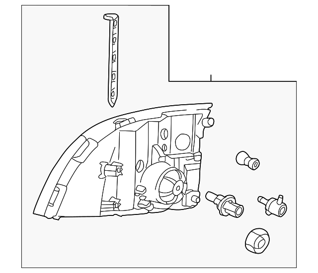 5L9Z13008AA Деталь HEADLAMP ASSY, RIGHT