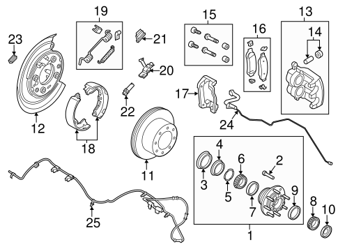 Brakes/Anti-Lock Brakes for 2016 Ford F-350 Super Duty #5