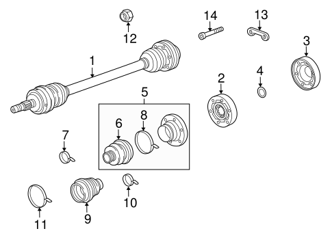911 DRIVE AXLES