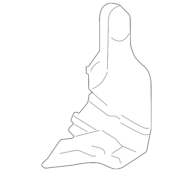 5M6Z-16102-AA Деталь SPLASH SHIELD, RIGHT