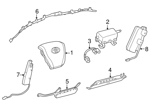 ELECTRICAL/AIR BAG COMPONENTS for 2015 Toyota Avalon #2