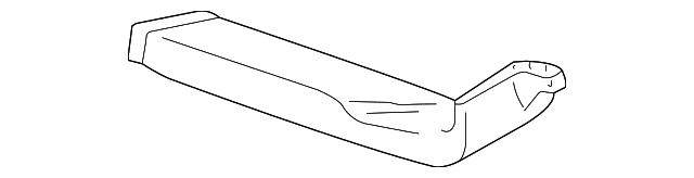 955-573-323-00 Деталь FLOOR DUCT, LEFT