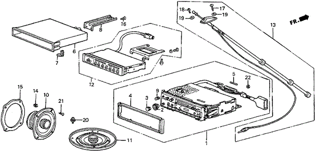 Radio for 1984 Honda Prelude #0