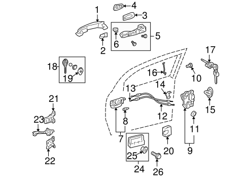 BODY/LOCK & HARDWARE for 2009 Scion tC #1