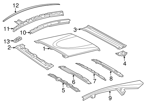 BODY/ROOF & COMPONENTS for 2013 Toyota Prius V #1