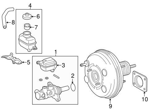 BRAKES/HYDRAULIC SYSTEM for 2014 Toyota Highlander #1