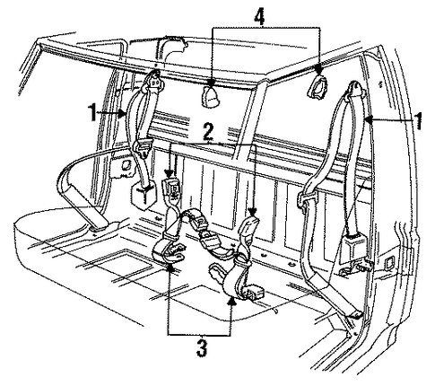 F-350 FRONT SEAT BELTS 2