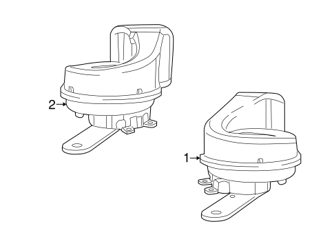 Electrical/Horn for 2014 Chrysler Town & Country #1