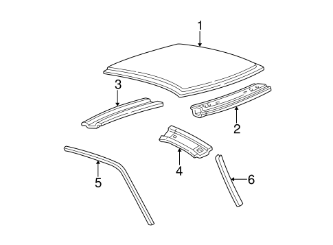 Body/Roof & Components for 2002 Ford F-150 #3