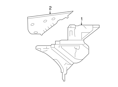 XF INTERIOR TRIM - QUARTER PANELS