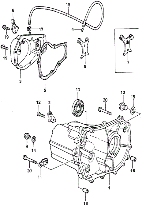 Transmission - Manual/MT Transmission Housing for 1980 Honda ACCORD HATCHBACK #1