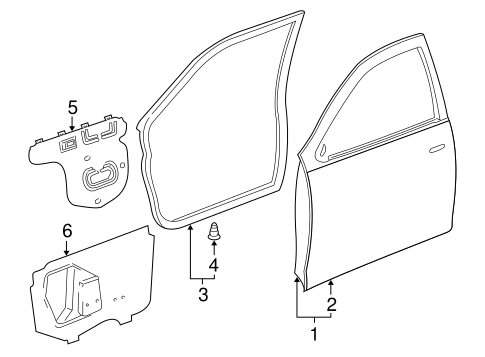 BODY/DOOR & COMPONENTS for 2004 Toyota Avalon #2