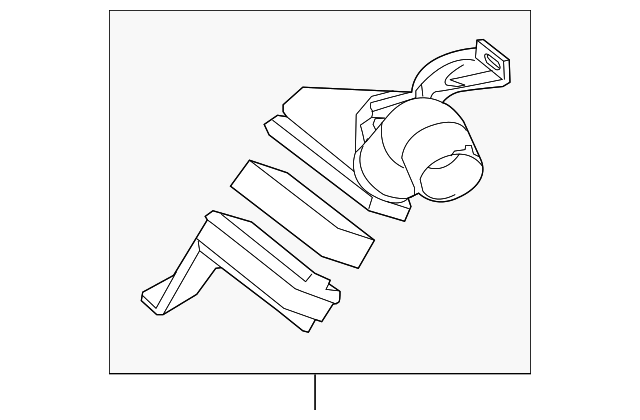 LR018602 Деталь LOWER DUCT