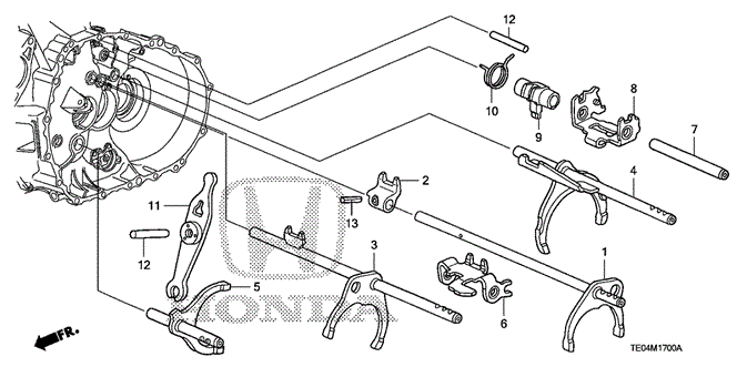 TRANSMISSION - MANUAL/MT SHIFT FORK (V6) for 2009 Honda ACCORD COUPE #1